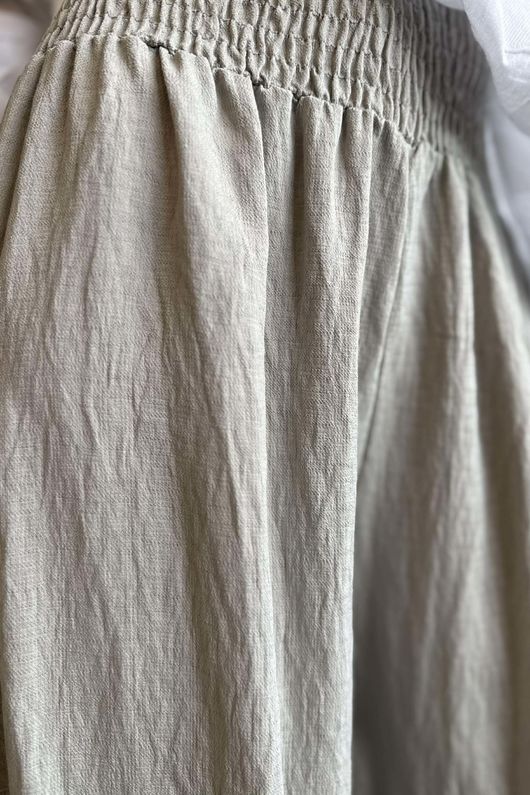 Basso Shirring Balloon Pant Taupe **